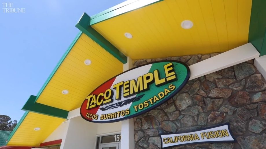 Taco Temple is open in SLO. See the first few minutes